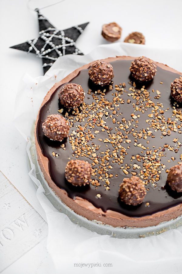 No-bake Rocher cheesecake