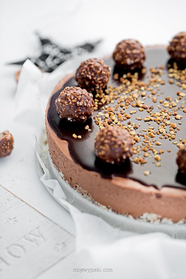 No-bake Rocher cheesecake