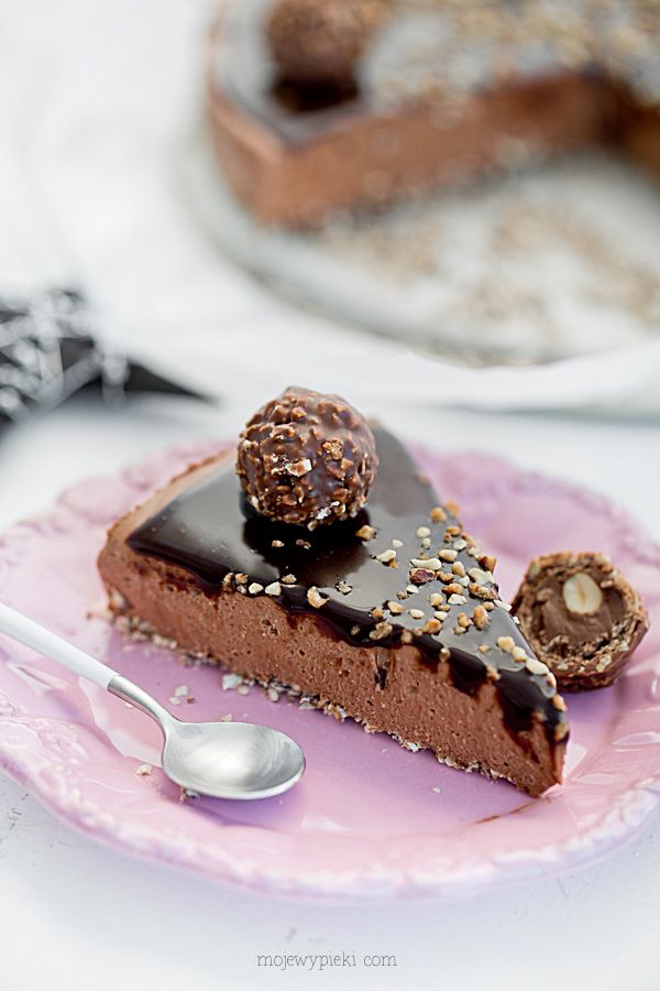 No-bake Rocher cheesecake