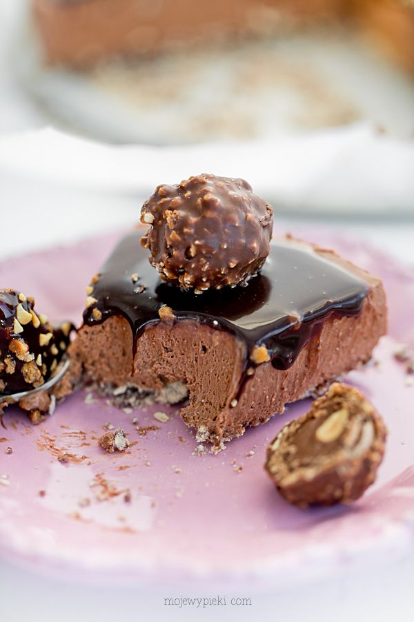 No-bake Rocher cheesecake
