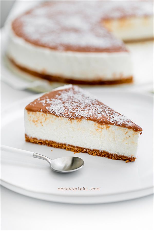 No-bake Bounty cheesecake