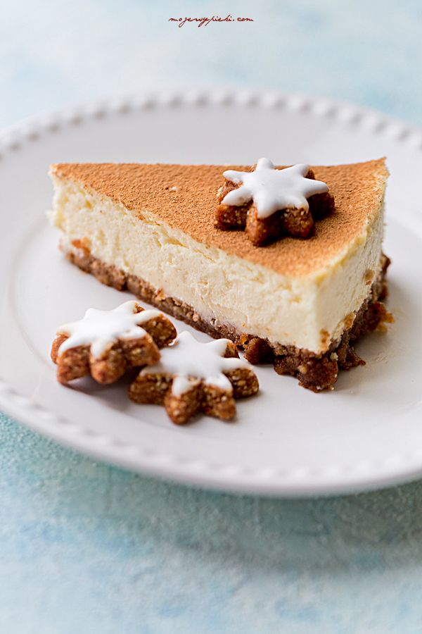 Zimtsterne cinnamon cheesecake