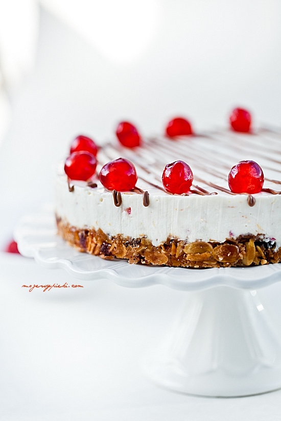 Florentine orange cheesecake