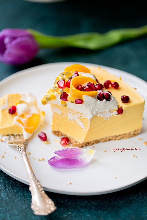 No-bake mango cheesecake