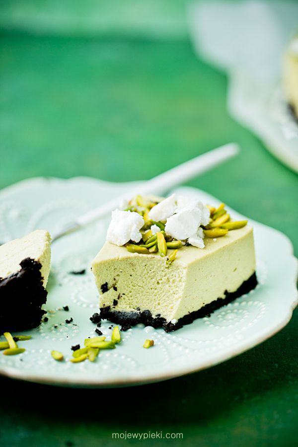 No-bake pistachio cheesecake