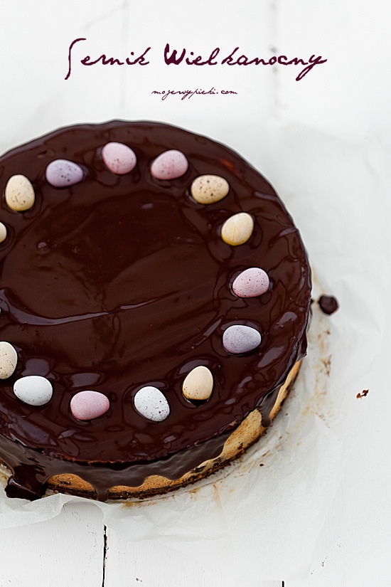 Advocaat and chocolate cheesecake