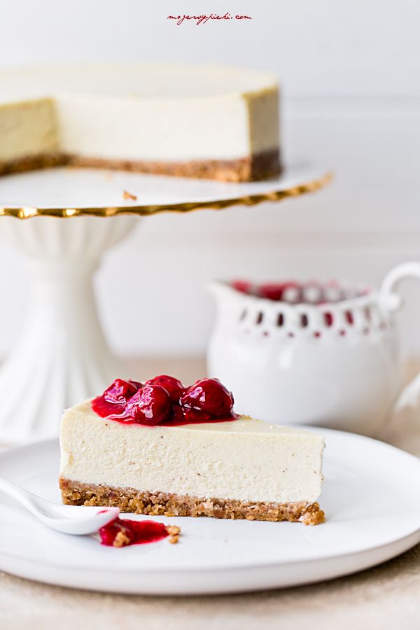 White chocolate cheesecake