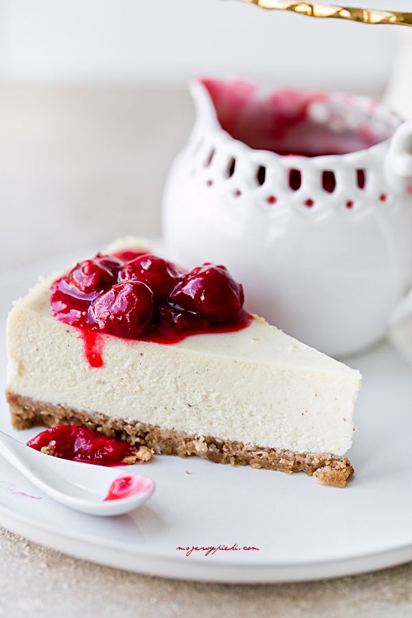 White chocolate cheesecake