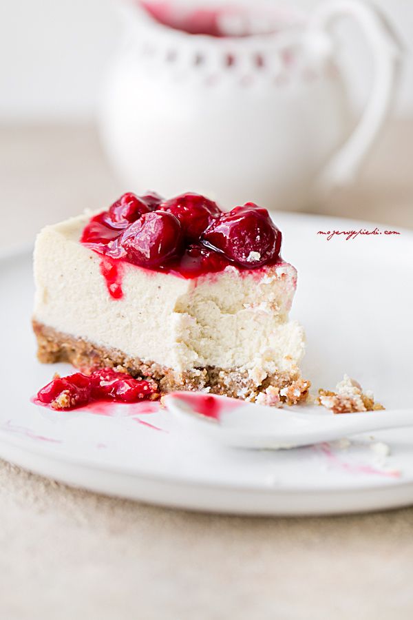 White chocolate cheesecake