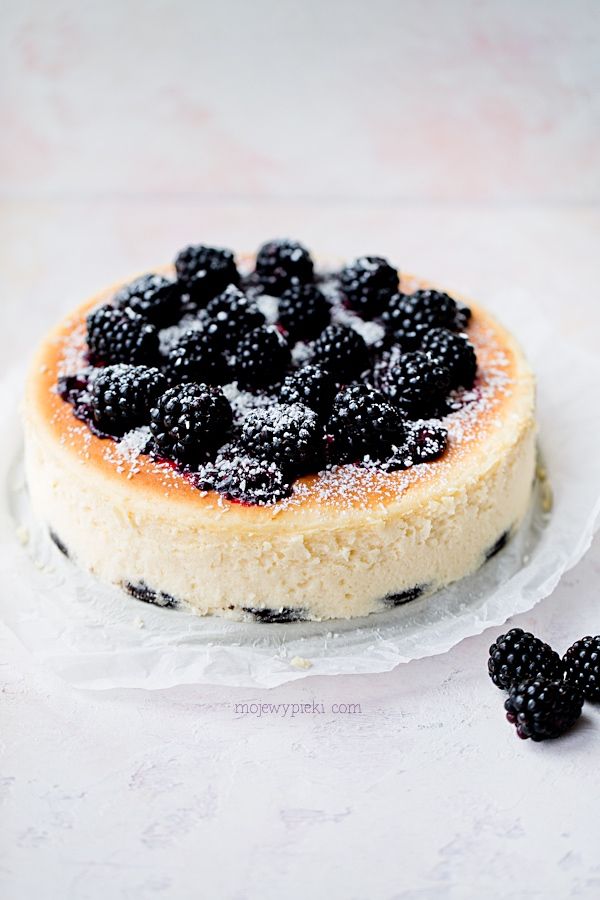 Blackberry cheesecake