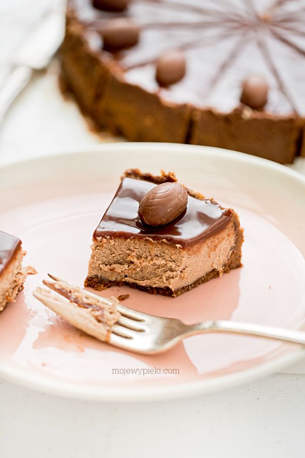 Milk chocolate cheesecake