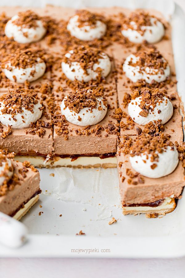 Gingerbread mousse cheesecake