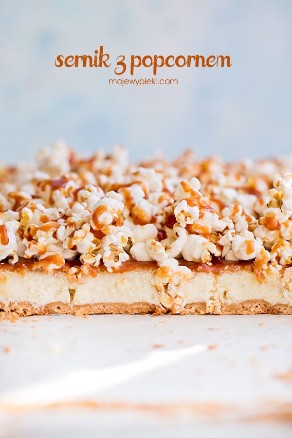Popcorn cheesecake