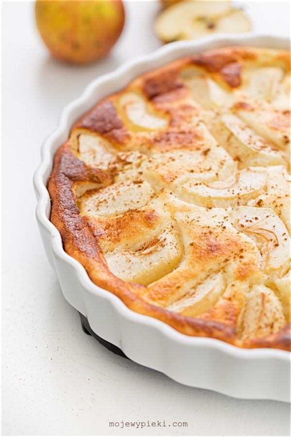 Ricotta and apple bake