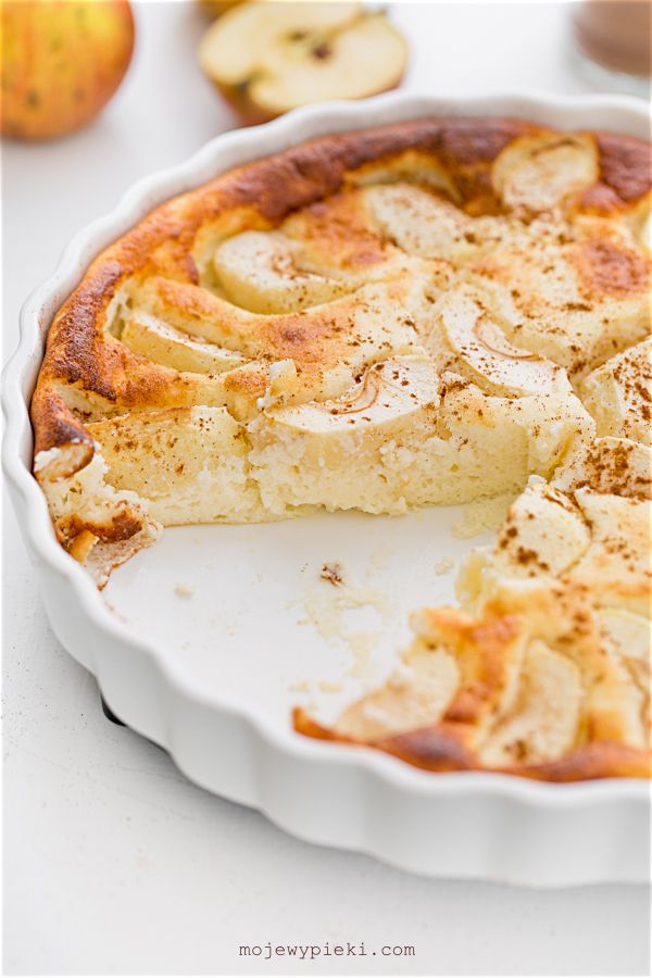 Ricotta and apple bake