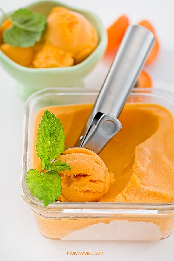 Apricot sorbet