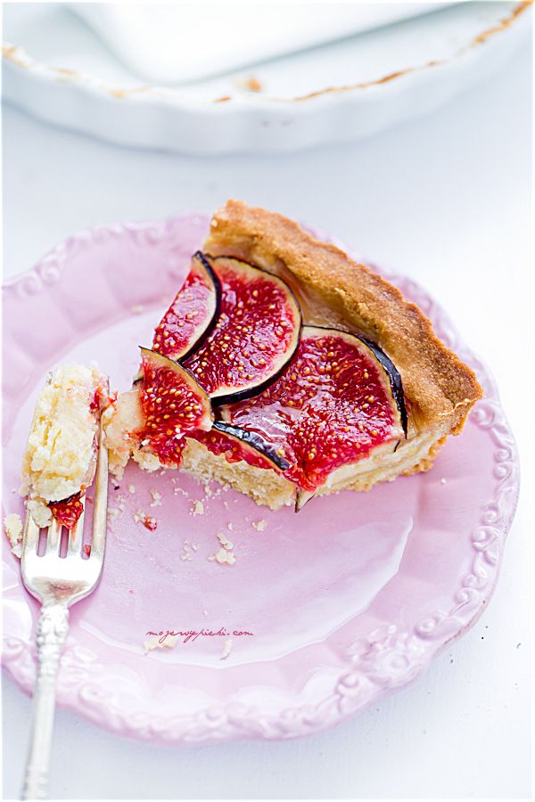 Lemon, fig and limoncello tart
