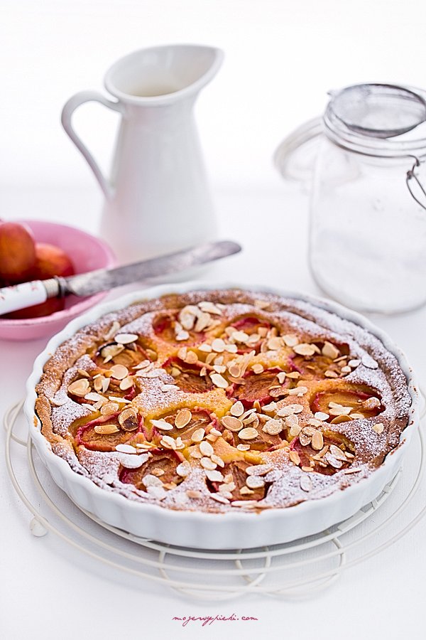 Marzipan plum tart