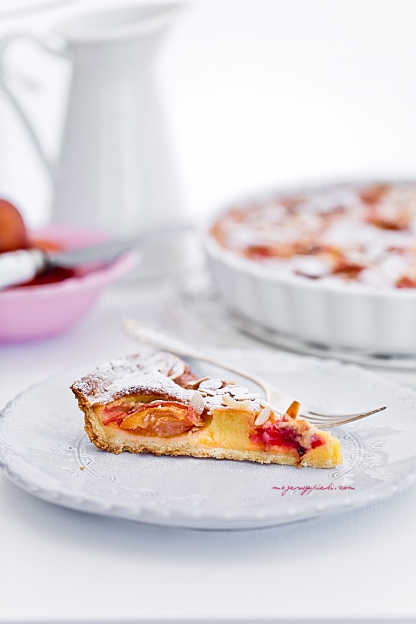 Marzipan plum tart