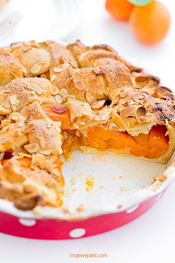 Apricot lattice tart