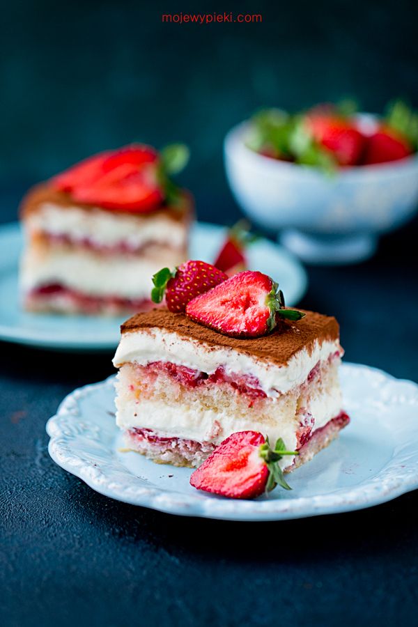 Strawberry tiramisu