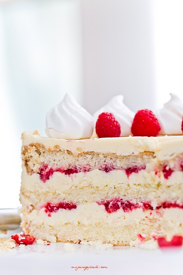 Lemon raspberry cake