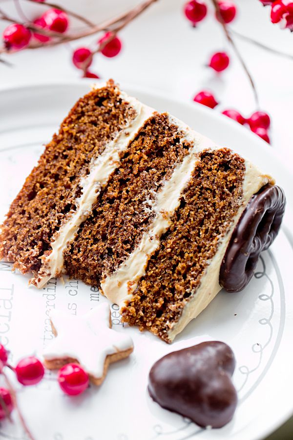Naked gingerbread cake