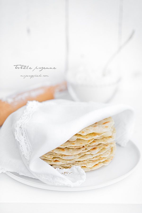 Homemade flour tortillas