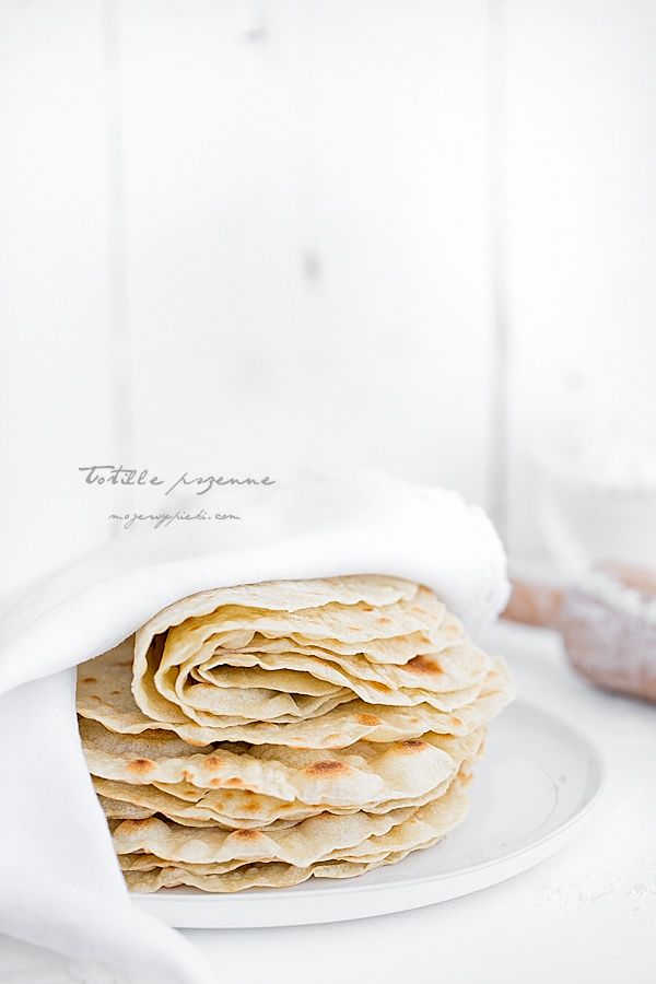 Homemade flour tortillas