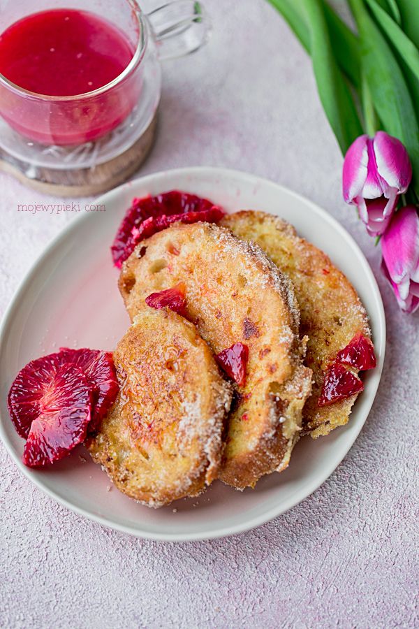 Orange and cinnamon French toast