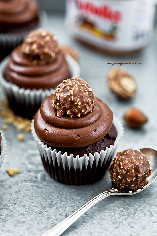 Rocher cupcakes