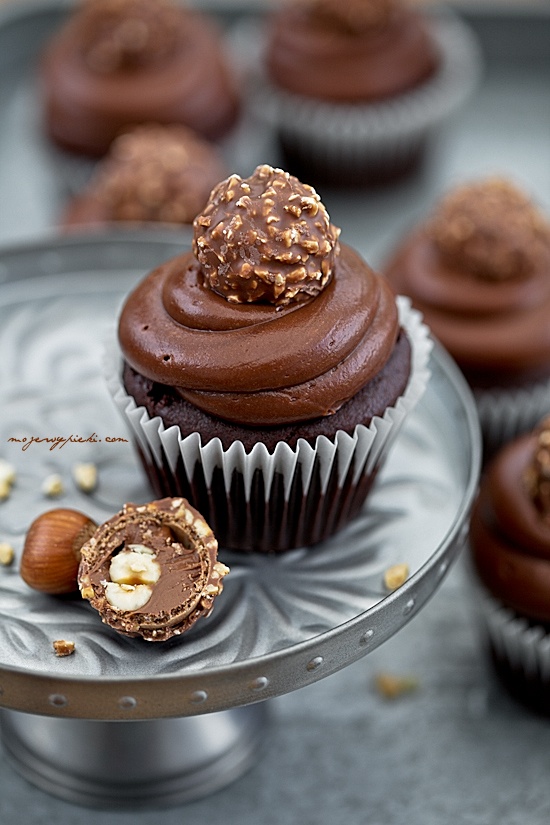Rocher cupcakes