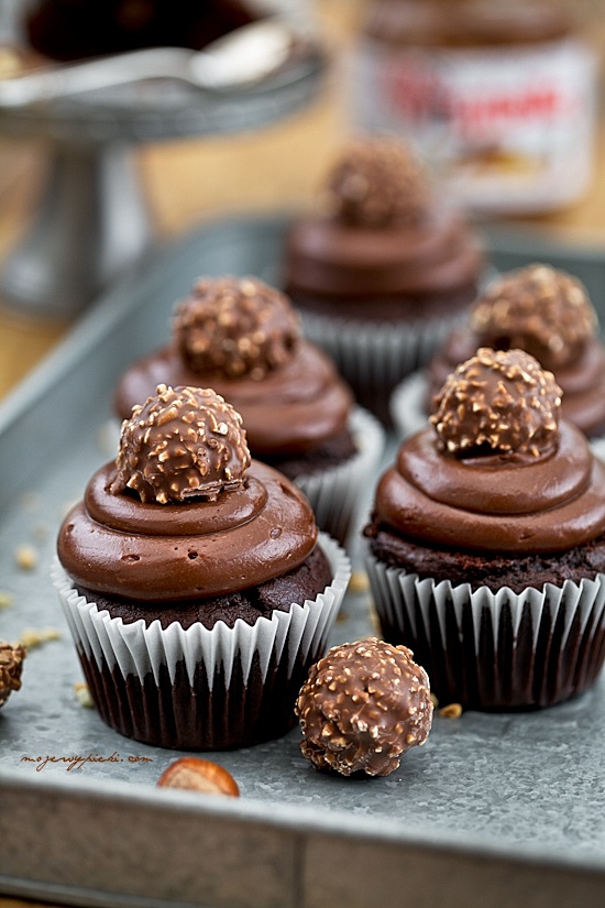 Rocher cupcakes