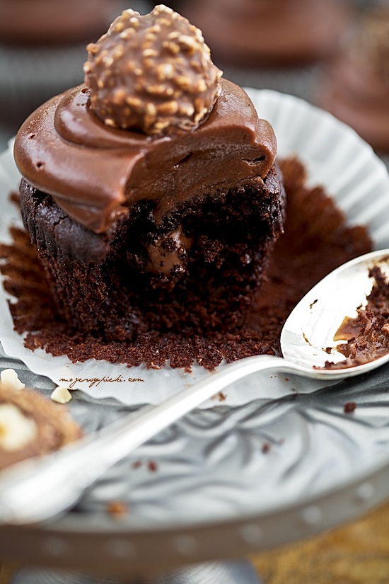 Rocher cupcakes