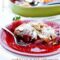 Rhubarb and strawberry cobbler