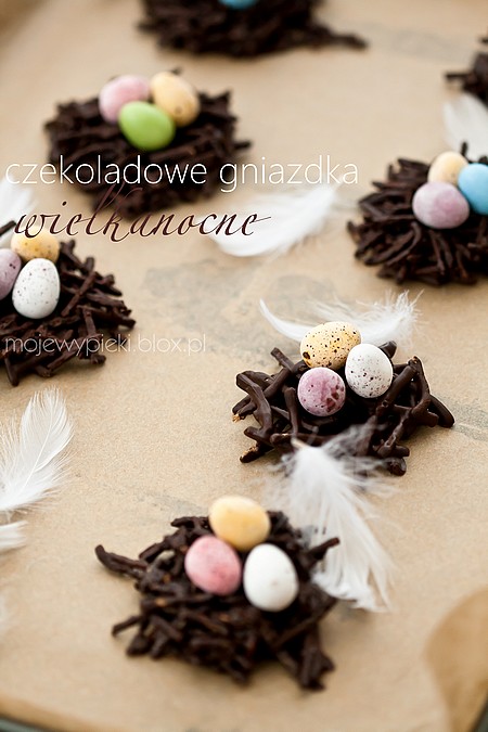Chocolate Easter nests