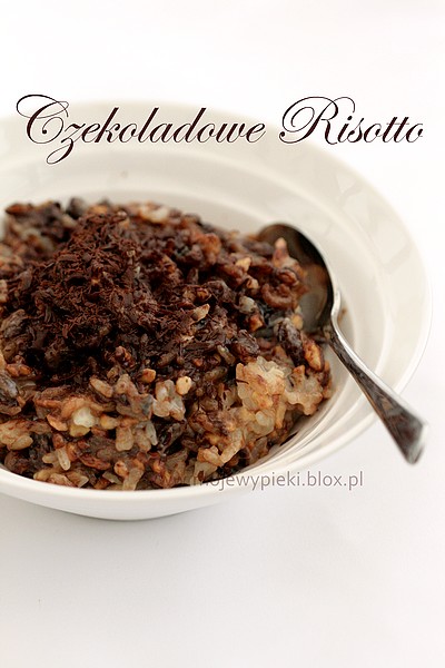 Chocolate risotto