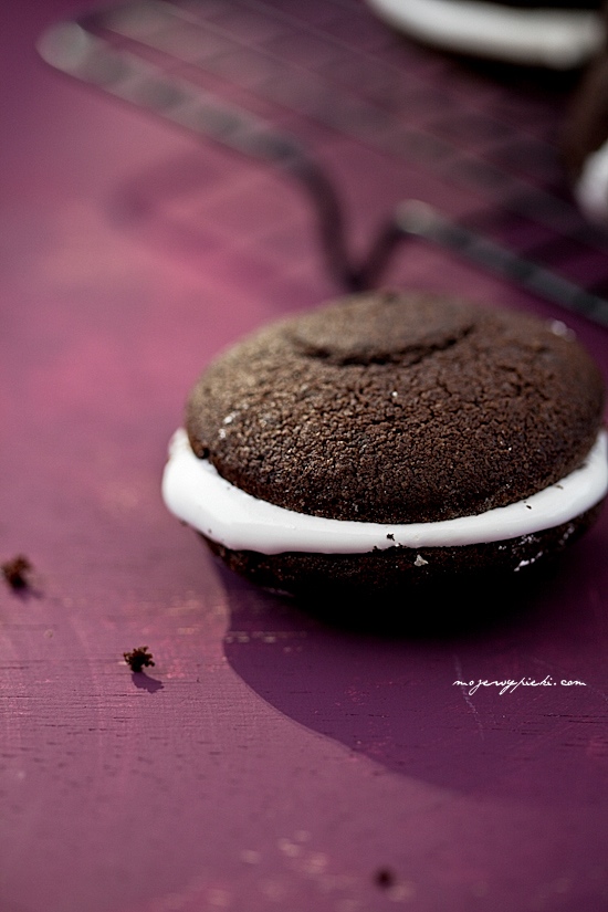 Chocolate Whoopie Pies with Marshmallow Fluff