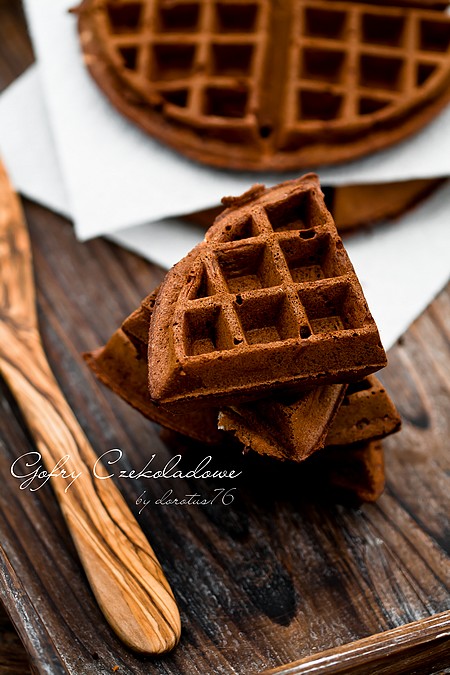 Chocolate waffles