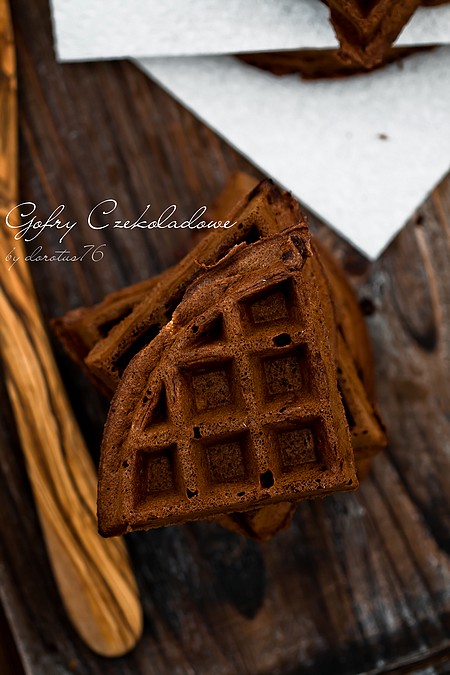 Chocolate waffles