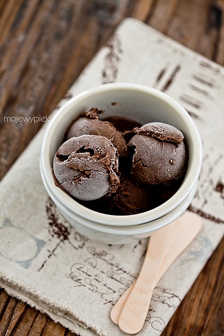 Chocolate, banana and Baileys ice cream