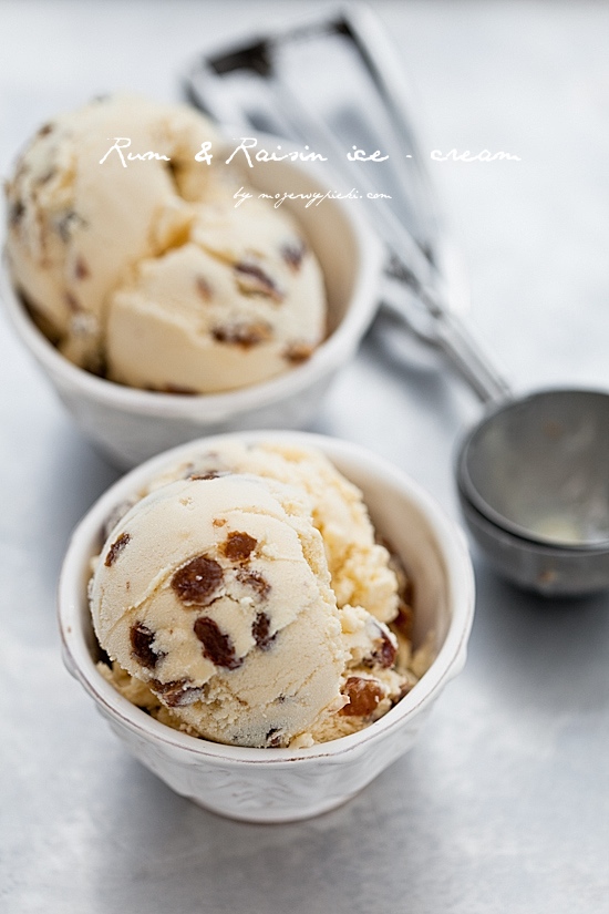 Rum and raisin ice cream