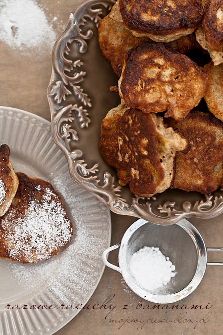 Wholemeal banana racuchy