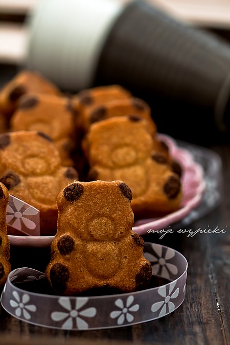 Vanilla and cocoa bears with Nutella