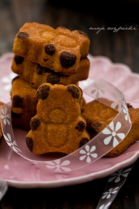 Vanilla and cocoa bears with Nutella