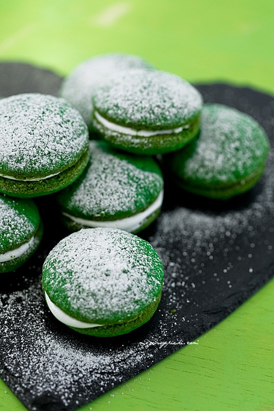 Green whoopie pies