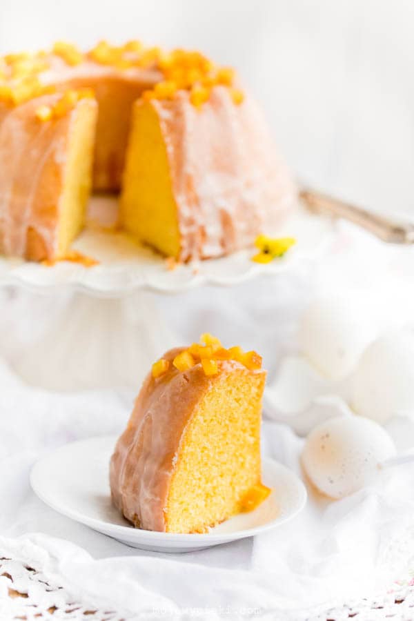 Boiled orange bundt cake