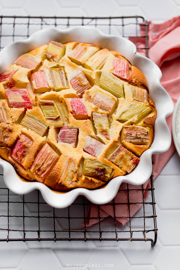 Rhubarb clafoutis