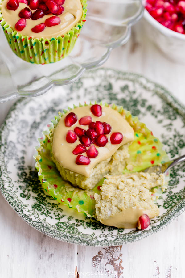 Mini Pistachio Cheesecakes