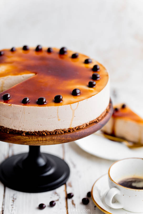 No-bake espresso Martini cheesecake